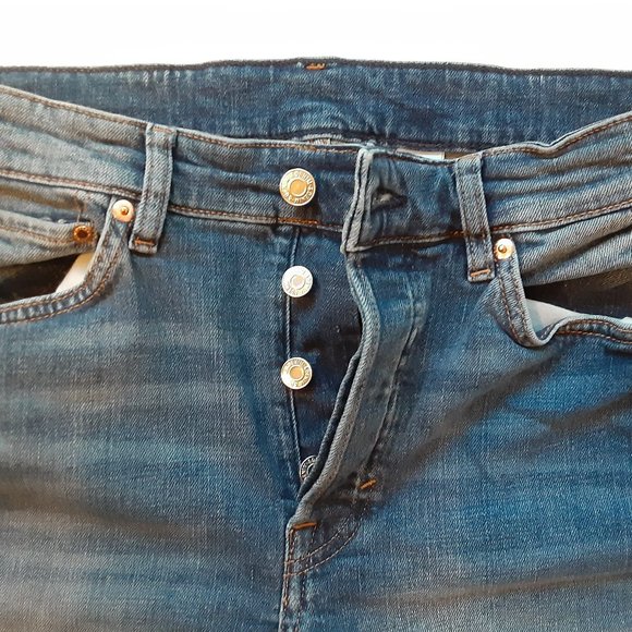 H&M high waist button-fly Mom Jeans (8) - Picture 3 of 8